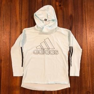 Adidas Girls Long-sleeve Tee-shirt Hoodie Size 7/8